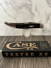 NIB Case XX Black Synthetic Rough Jig Medium Toothpick 610094 Pocketknife -18242