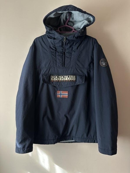 Men Napapijri Jacket Navy Nylon XL