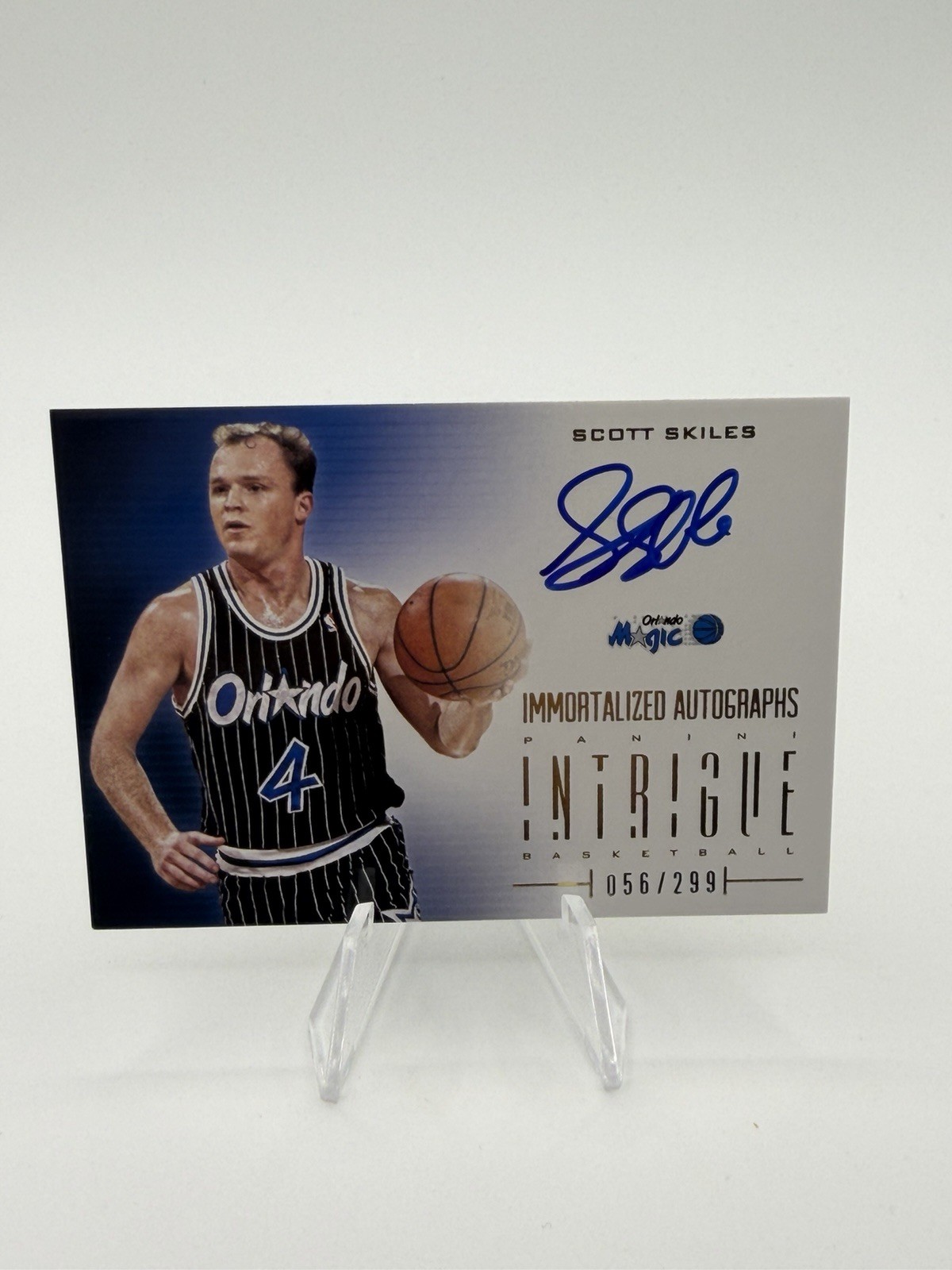 Scott Skiles 2012-13 Panini Intrigue On-Card Auto #/299 Orlando Magic