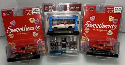 2025 M2 Machines 1978 Dodge Adventurer 150/Lil l Red Express Truck  (Lot of 3)