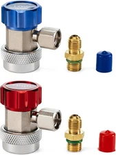 Orion Motor Tech R134a Quick Coupler Adapters, R134a Manifold Gauge Adapters and
