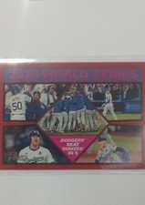 2025 Topps Heritage - World Series Champions L.A. Dodgers #462 Red Border (RC)