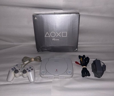Sony PlayStation PS One SCPH-100 Console Tested Working with Box