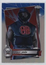 2025 Topps Chrome WWE Red & Blue Refractor Omos #53 0y59
