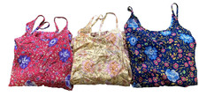 Womens Sundress Dress Lot of 3 Boho Floral Summer Sleeveless Pockets Size Small