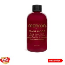 Theatrical Stage Blood in Bright Arterial - 9 oz Washable Fake Blood for Cosplay