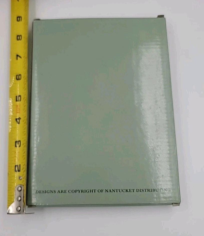 Marco Nantucket Distributions floral blanco 4x6 Foto 3 de 4