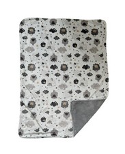 Parents Choice Walmart White Gray Sheep Lamb Clouds Star Baby Security Blanket