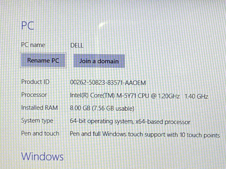 Dell Latitude 12 Windows 11 Rugged TouchScreen Tablet 8GB RAM 128GB SSD  GENUINE - Image 4 of 4