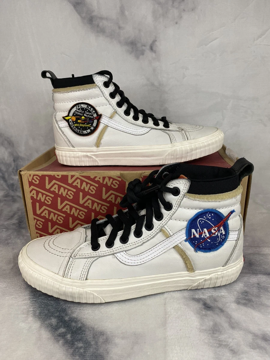 Herinnering Erfgenaam Maak een naam Vans Sk8-Hi NASA MTE Space Voyager White Black Shoes 721356 Mens Size 8.5 |  eBay