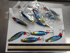 Lot of 45 Flash Spoons 7/8 oz. - Electric Sardine - Salwater/Freshwater - 3.5"