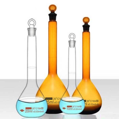 5ml - 1000ml Glass Laboratory Volumetric Flasks with Stopper Amber Glassware AU - Picture 6 of 13