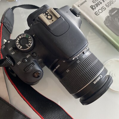 Canon EOS Rebel T3i / EOS 600D 18MP DSLR Camera w/ 18-55mm Lens