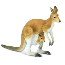Safari Ltd Kangaroo With Joey Animal Figure 100108 NEW IN STOCK