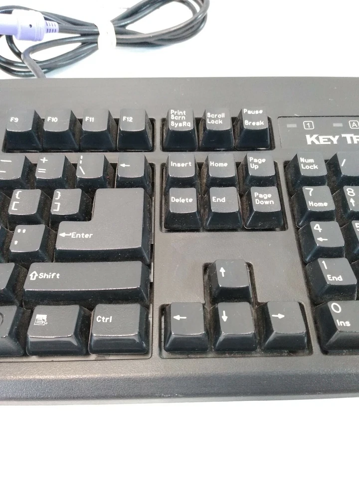 KeyTronic KT800P2M1PK PS/2 QWERTY Keyboard - Image 4 of 4