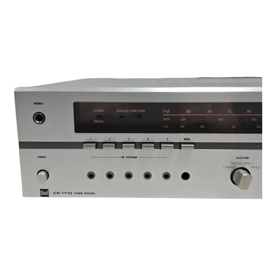 Dual CR 1710 Receiver Amplifier Tuner AM FM LW DEFEKT - Bild 3 von 4