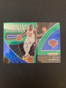 2021-22 Prizm Basketball Julius Randle DOMINANCE insert green rare #21