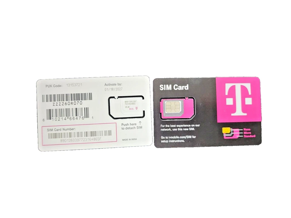 LOT OF 50 NEW T-mobile 3-in-1 Postpaid/Prepaid 4G LTE 5G 2027 - Image 2 of 2