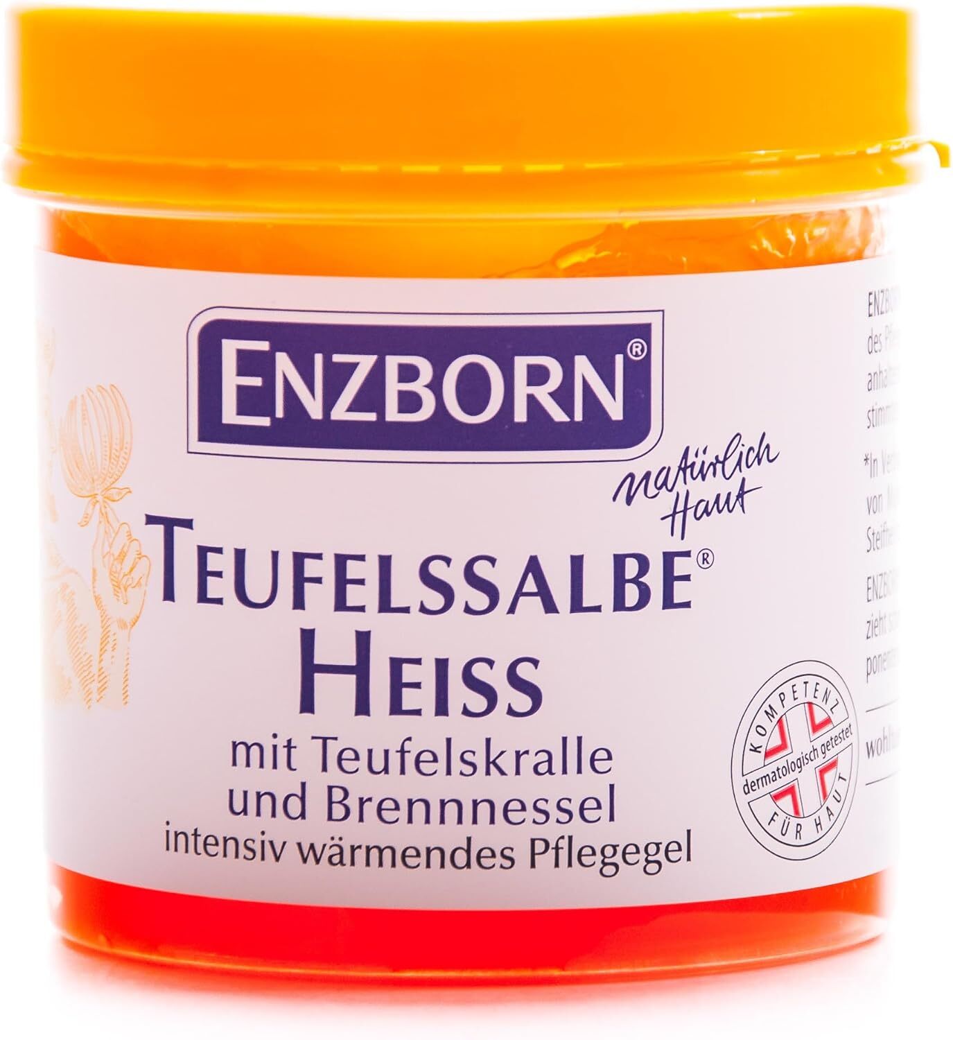 Enzborn Teufels Heiße Salbe Intensiv Wärmendes Pflegegel mit Teufelskralle