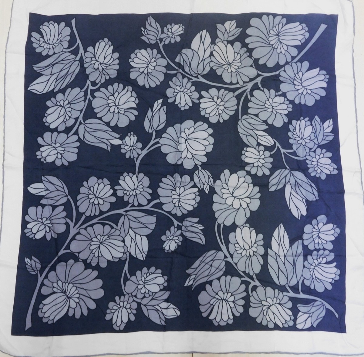 FOULARD 100% PURA SETA SILK VINTAGE DONNA (449) 76cm x 76cm