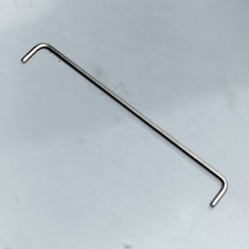 MANIGLIA ACCIAIO LUCIDO PER TRENO LOCOMOTIVA FS E412 RICAMBIO ROCO 107759 XX