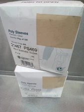 2x 100pk, TIdi, 21468, Poly Protection Over Sleeves, 18", Blue, Sbwh-ML02-bb.