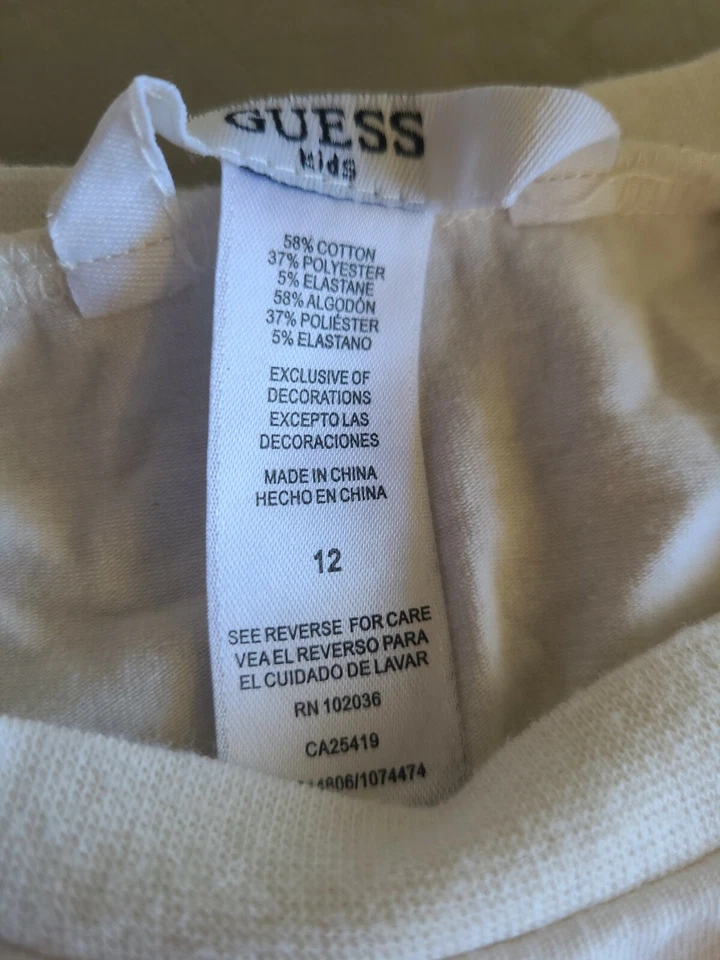 Guess Long T-shirt Girls 12 - Image 2 of 3