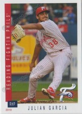 2019 Reading Fightin Phils Update Julian Garcia RC Rookie Philadelphia Phillies