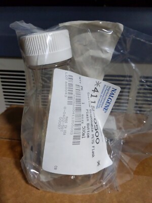 17x Nalgene  Single-Use PETG Erlenmeyer Flasks Plain Bottom Sterile 125 & 500mL