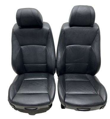 06-08 OEM BMW E90 328 335 Sedan Front Left & Right Sport Seats Black