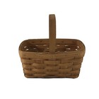 Longaberger 1987 Candle Basket Vintage Hand Woven Signed Dated Usa