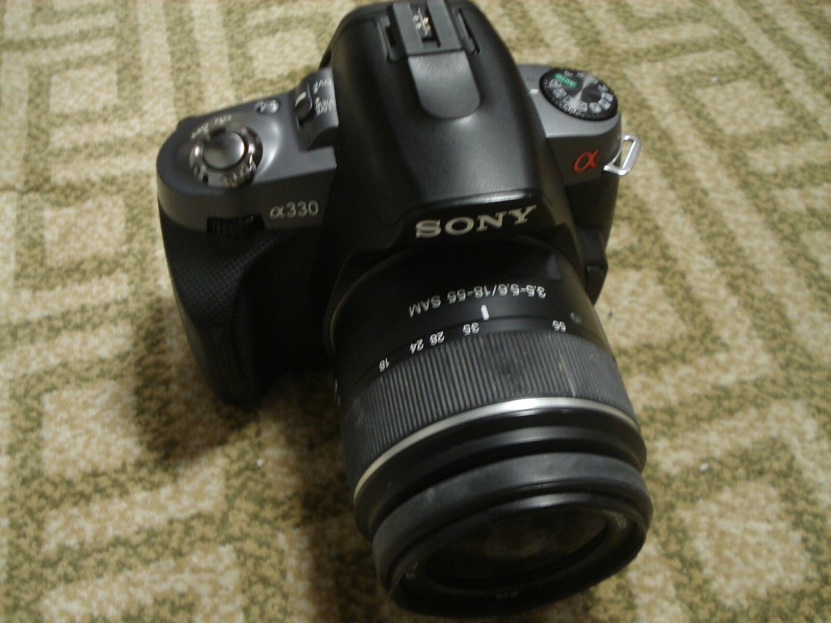 Sony Alpha DSLR-A300 10.2MP Digital SLR Camera - Gold (Kit w/ DT