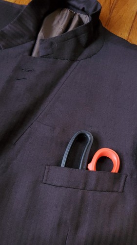 Brioni Mens Brown Herringbone 100% Cashmere Flannel 3 Roll 2 Jacket Size 50L - 第 9/21 張圖片