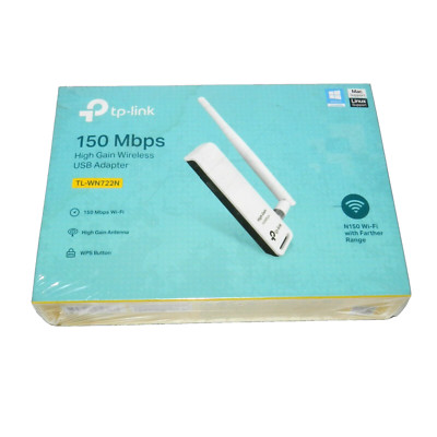 TP-Link TL-WN722N 150mbps High Gain Wireless USB Adapter New Sealed