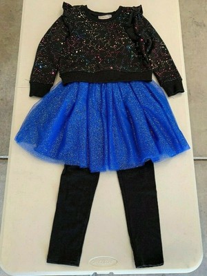 5 Black Pippa and Julie Girls Legging Set