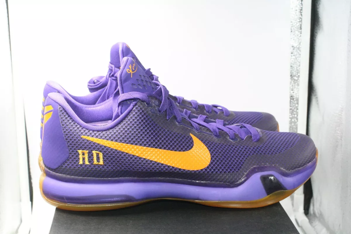 Kobe 11 top yellow and purple