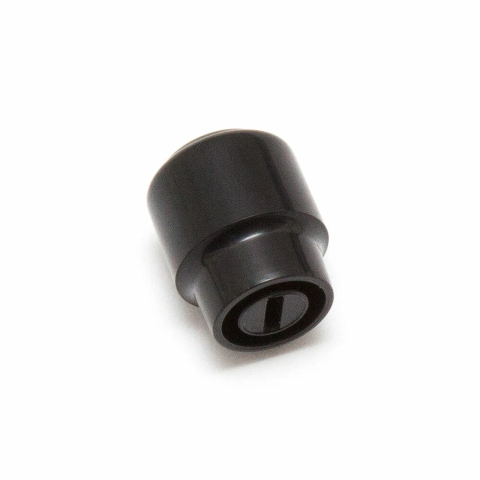 Hosco Telecaster Style Barrel Switch Tip/Knob (Black, Metric (mm))