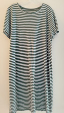 SALE NEW $80 EILEEN FISHER ORGANIC LINEN WOMEN'S XL OLIVE GREEN DRESS