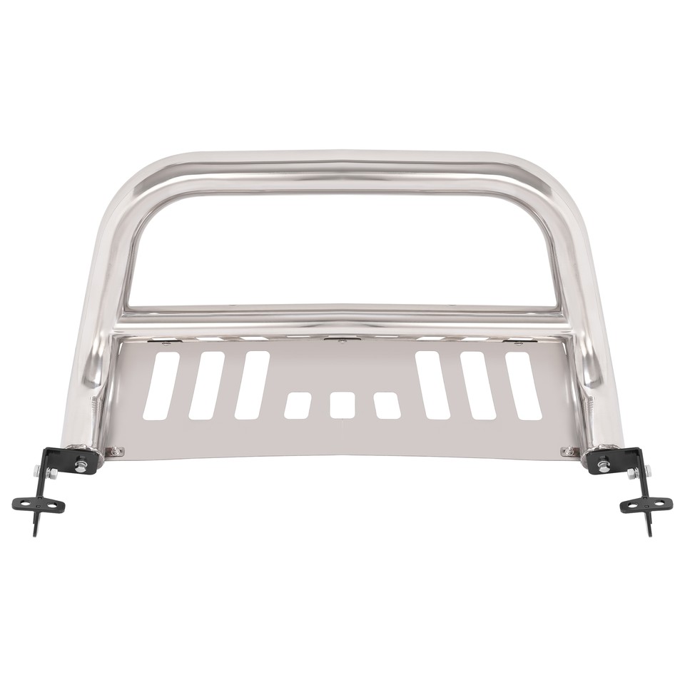 3 Bumper Bull Bar Push Guard Brush Protector w/Skid Black For
