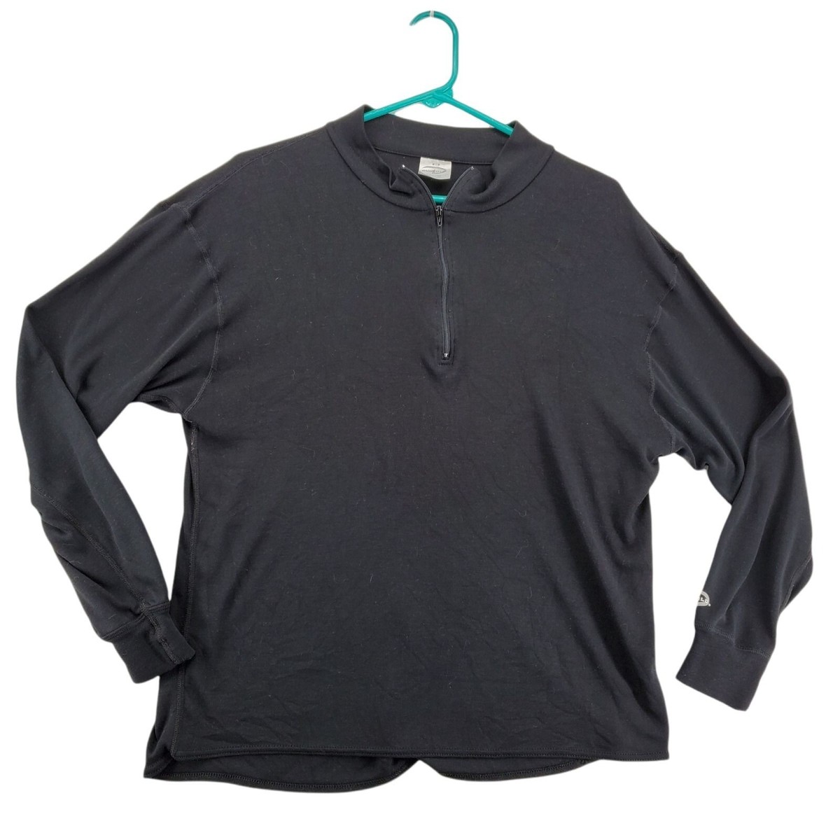Duofold Collection by Champion Men's Shirts base layer Black Medium