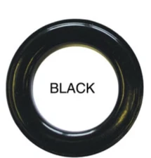 4 QTY: C.S. Osborne No B1-12  Black Professional Drapery Grommets: 1-9/16" ID