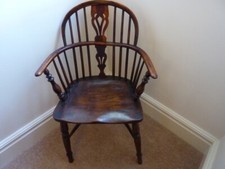Antique Windsor Chair Yew and Elm.