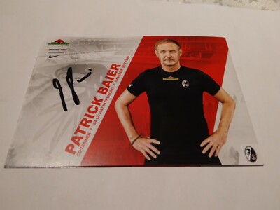 Signed postcard Patrick Baier SC Freiburg new 