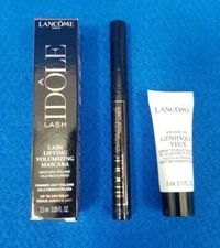 Lancome 3 Piece Makeup Set Mascara, Eyeliner, Advanced Genifique Yeux 
