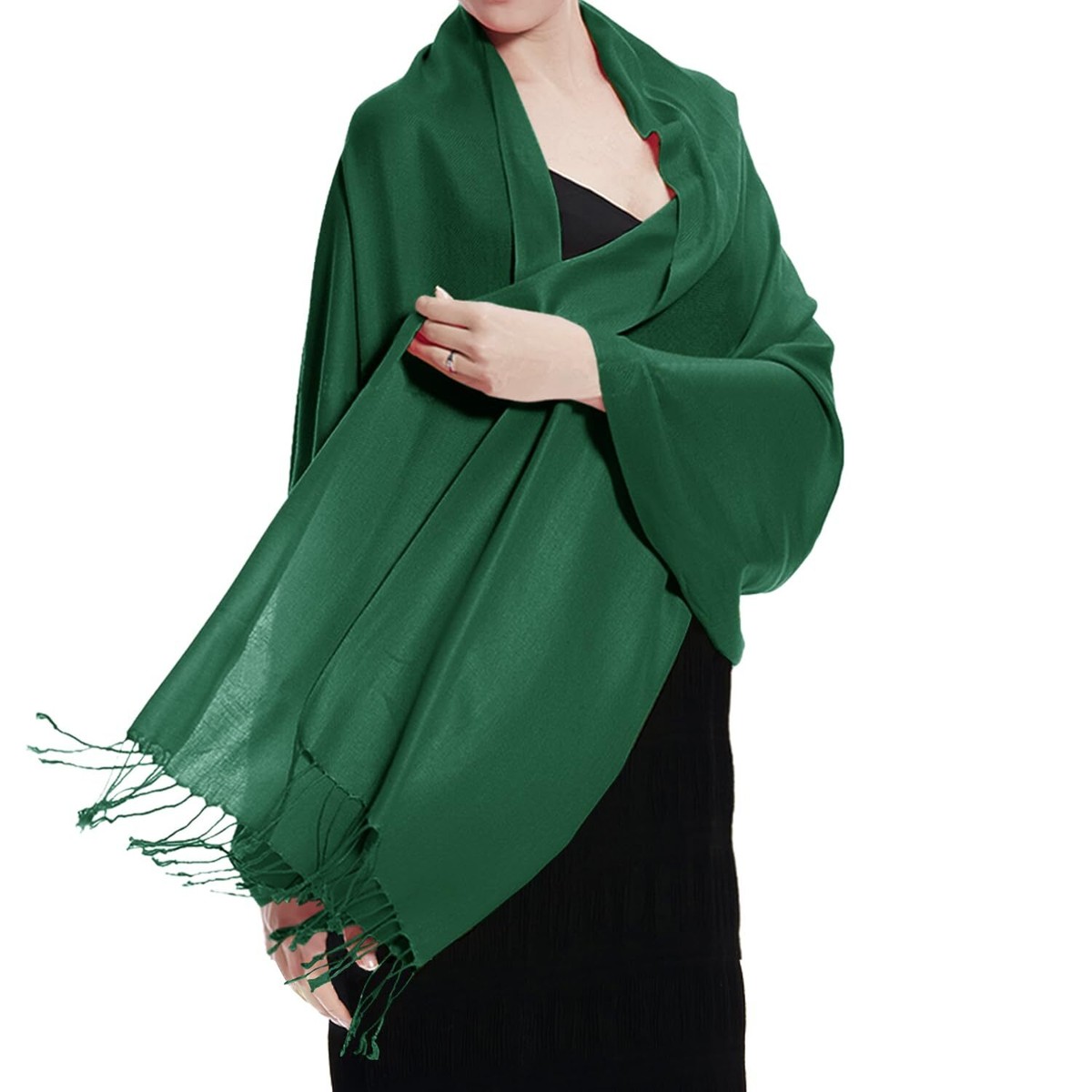 TZ Promise Pashmina Large Soft Plain Shawl/Wrap/Scarf for Women