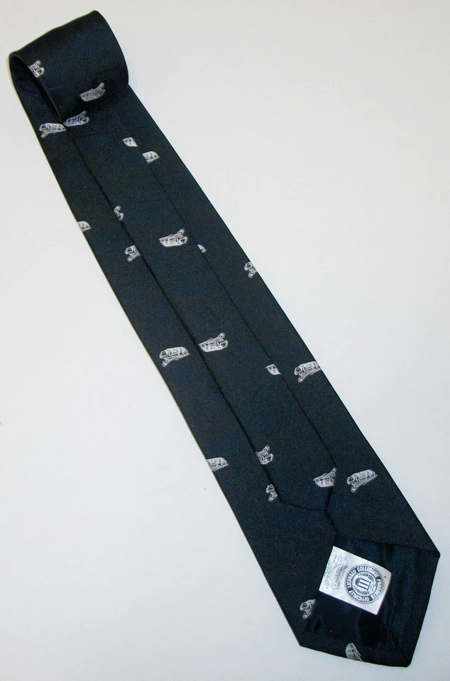 Corbata de cuello con textura azul marino Penn State Nittany Lions 56" de largo x 3,75" de ancho (E401) Foto 3 de 3