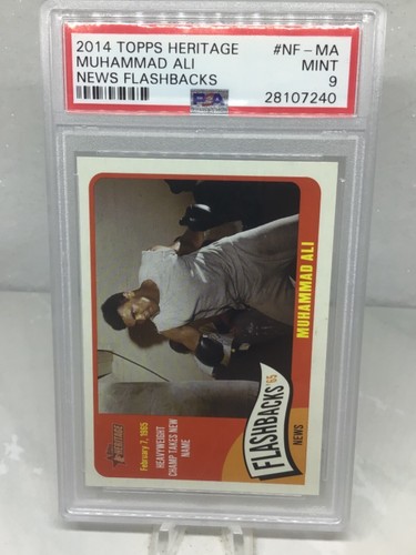 2014 Topps Heritage News Flashbacks #NF-MA Muhammad Ali PSA 9 (14 in all grades)