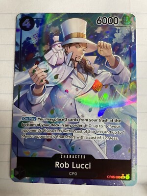 One Piece Card Game Rob Lucci OP05-093 SR Alternate Art M/NM | eBay
