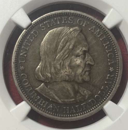 Colombian Exposition Half Dollar 1892 AU Details NGC Certified