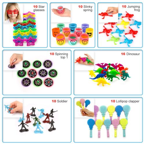 200 PACK Party Favors for Kids Pinata Fillers Basket Stuffers Classroom Rewards - Picture 2 of 9